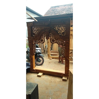 kusen pintu gebyok ukir jepara 1 set