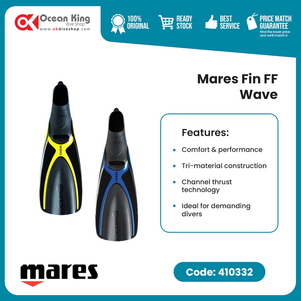 Fin Mares FF Wave - Diving/Snorkeling Fins