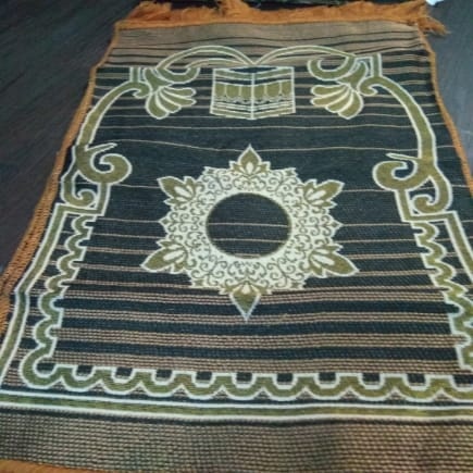 Sajadah Sulam Ukuran Kecil persegi panjang 35x60cm Mewah CB86