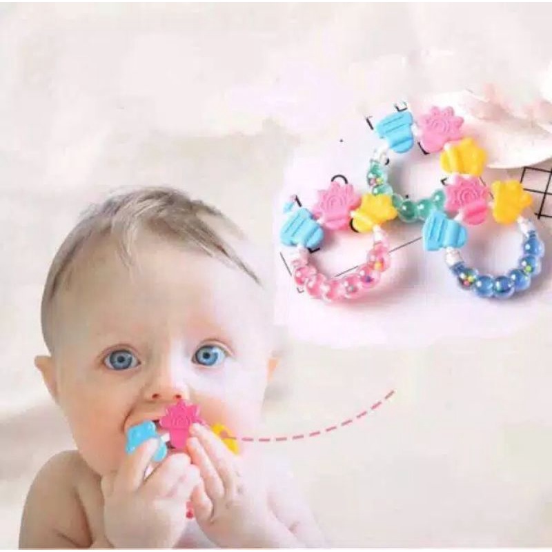 Mainan Gigitan Bayi / Teether bulat