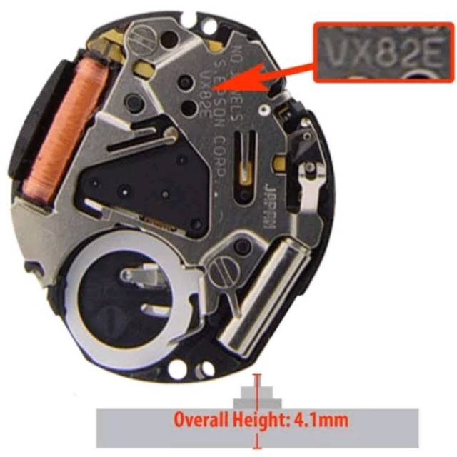 MESIN JAM TANGAN EPSON VX82E VX 82E 82 E VX-82E ORIGINAL