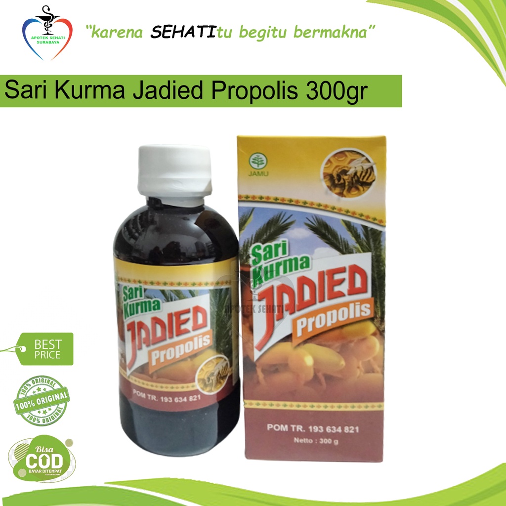 SARI KURMA JADIED PROPOLIS MADU HERBAL OMEGA 3