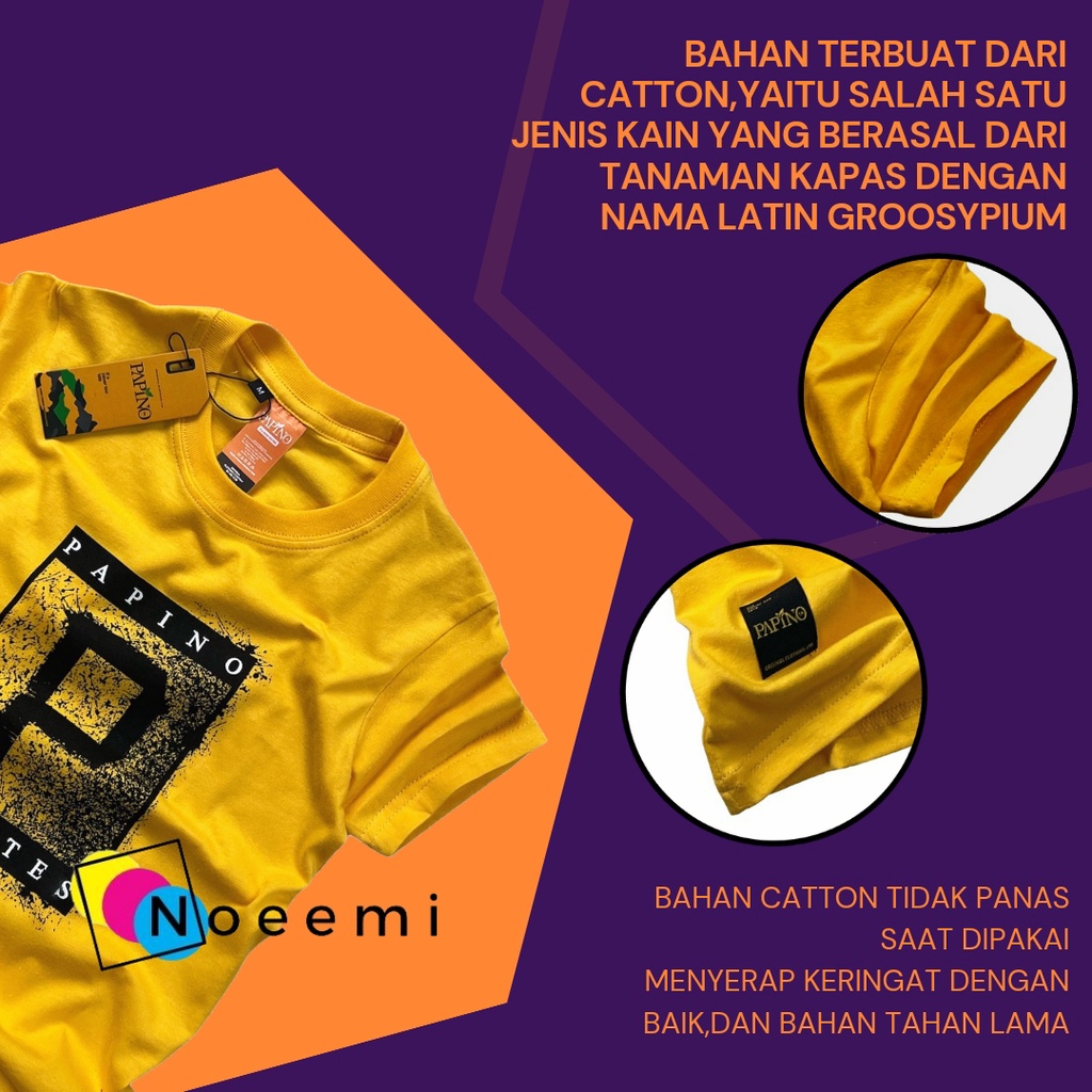 Papino Baju Kaos Anak Laki Laki 1-12 Tahun Pakaian Distro Oblong Bahan Catton