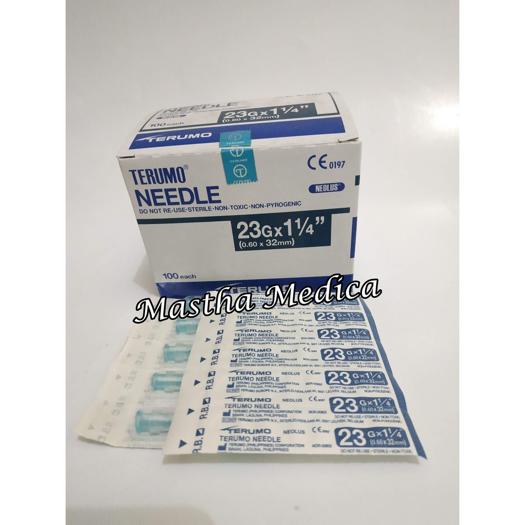 JARUM SUNTIK NEEDLE NEOLUS 23 G TERUMO