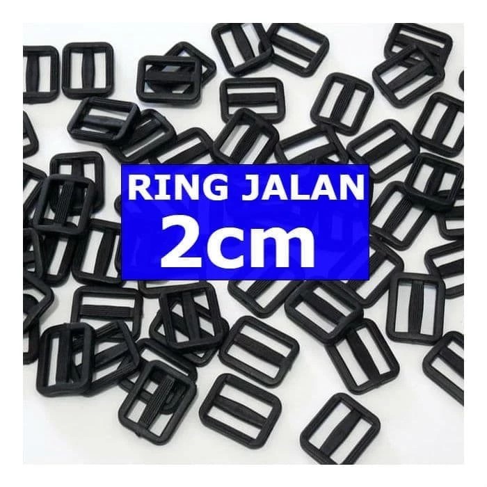 

K5 PLASTIK HITAM - Ring Jalan 2cm 2.0 cm