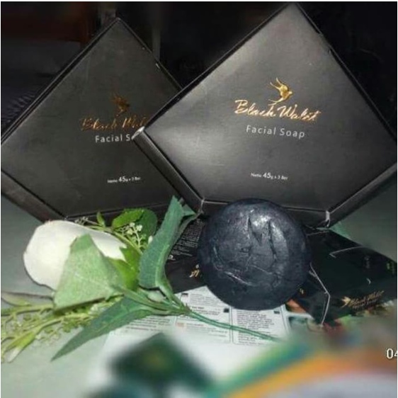 Sabun Black Walet Segi Tiga Asli - Black Wallet Facial Soap Original BPOM - Sabun Kecantikan Wajah