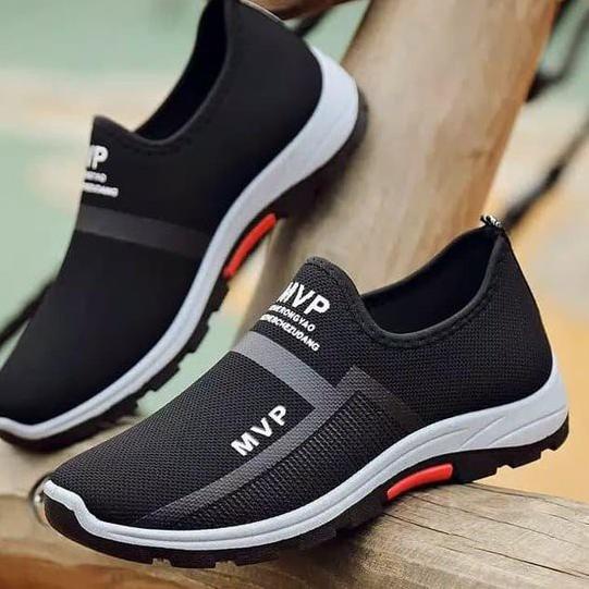 Harga Murah.. Sepatu IMPORT slip on casual pria dan wanita MVP slop Shoes murah dan berkualitas–Best