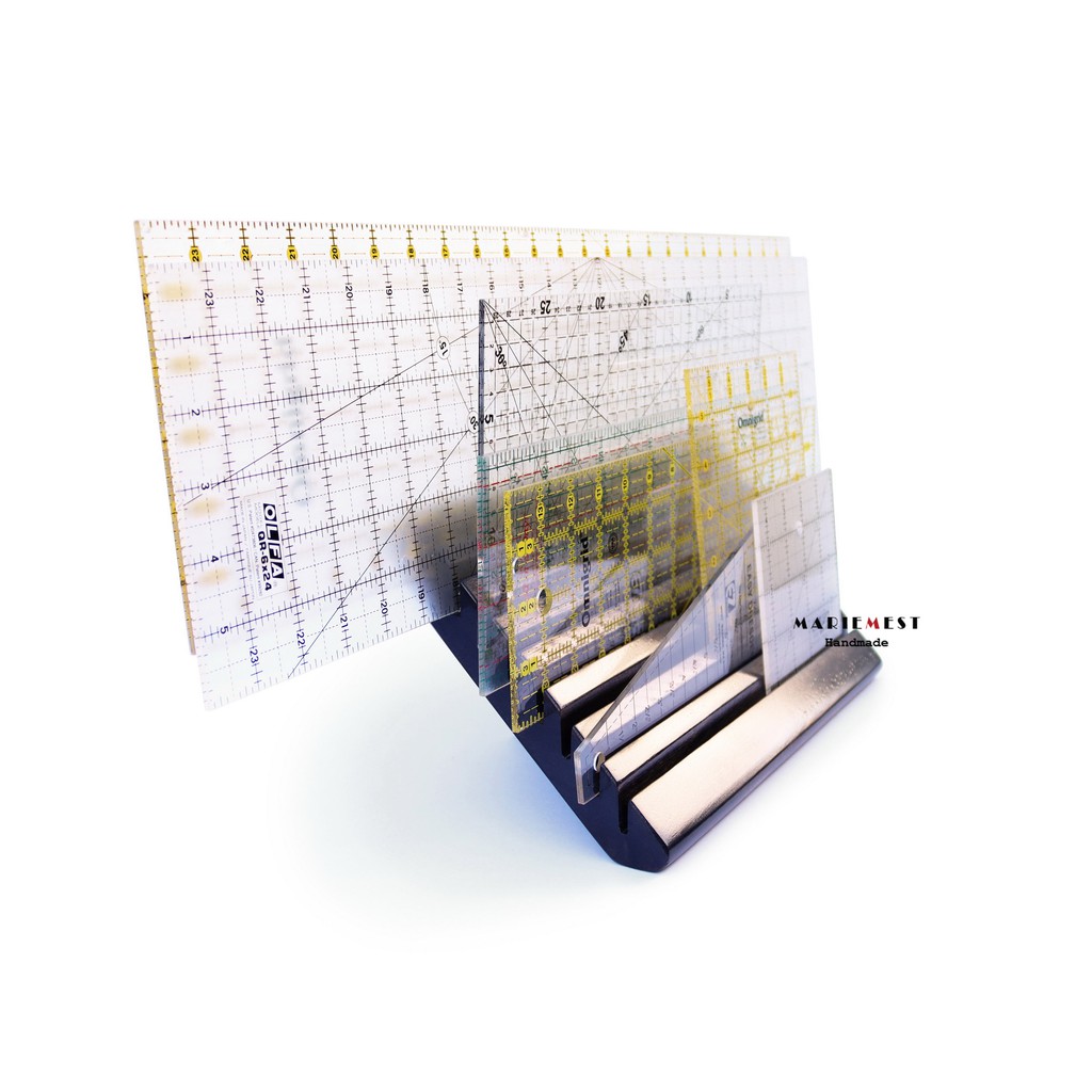 

Rak Penggaris Quilting & Patchwork, Ruler Organizer warna Black Grey