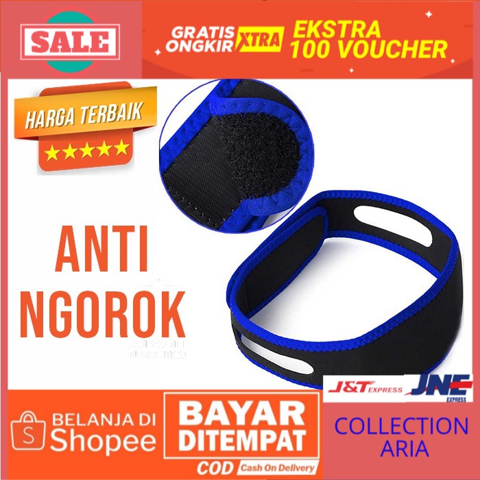 ALAT ANTI NGOROK SABUK TIDUR  SNORING ANTI MENDENGKUR MENGOROK DENGKUR SAAT NYAMAN DIPAKAI