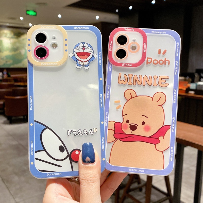 Casing Silikon OPPO A9 2020 A5 A15 A16 A5S A3S A7 A12 A12S A12E A53S A93 A95 A94 A5 A11X A32 A33 A74 A56 Motif Doraemon