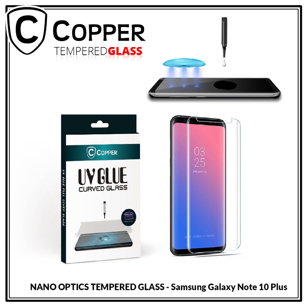 Samsung Galaxy Note 10 Plus - COPPER Nano Uv Glue Tempered Glass