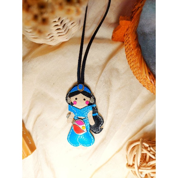 Bag Charm Putri Jasmine | Bag charm kulit asli