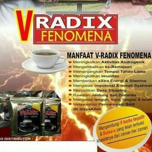 V Radix Fenomena Hpa 10 Sachet - Kopi Stamina Pria -Diskon Sd 50%