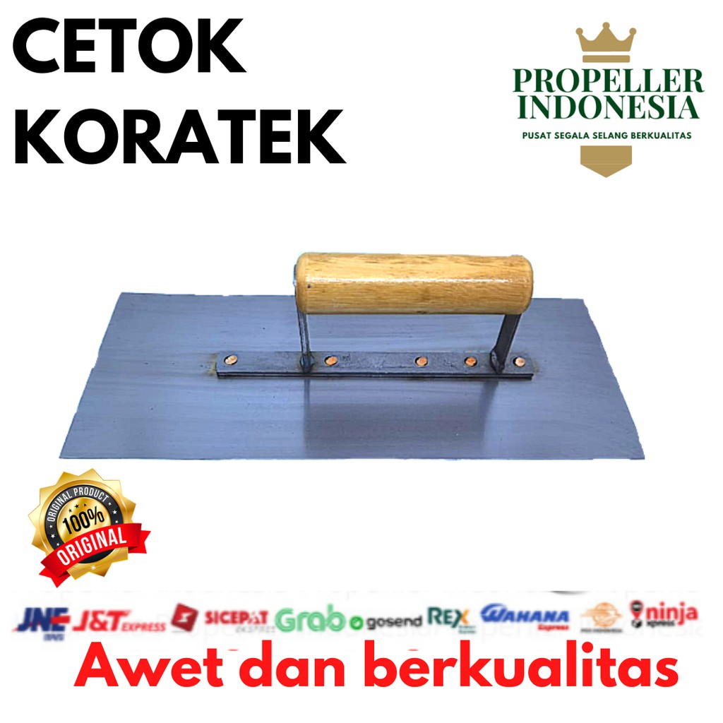 Cetok Koratek Cetok Semen Sendok Semen Gagang Kayu