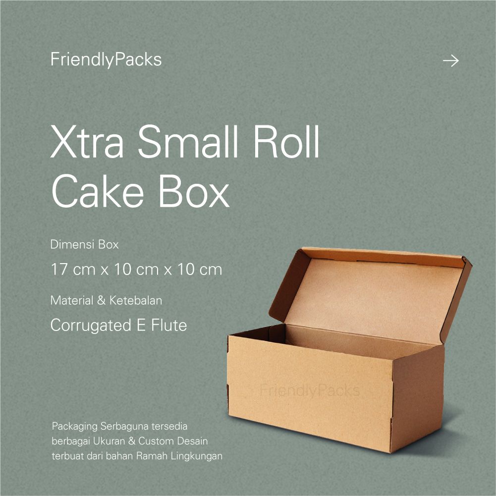 

Roll Cake Box Packaging Corrugated / Kotak Kue Bolu Gulung