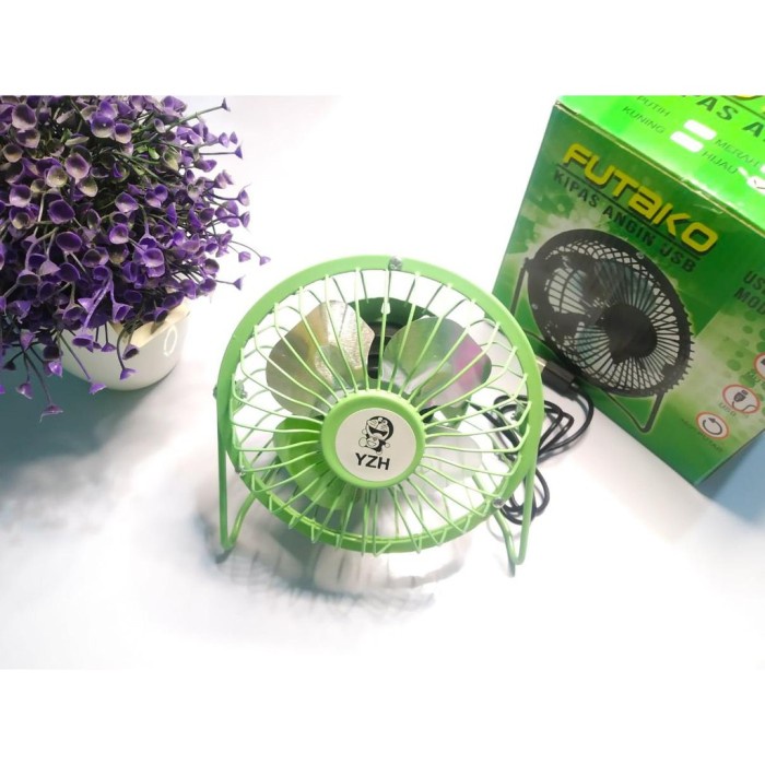 Kipas Angin USB Bahan Besi USB Mini Fan Merek Yazuho