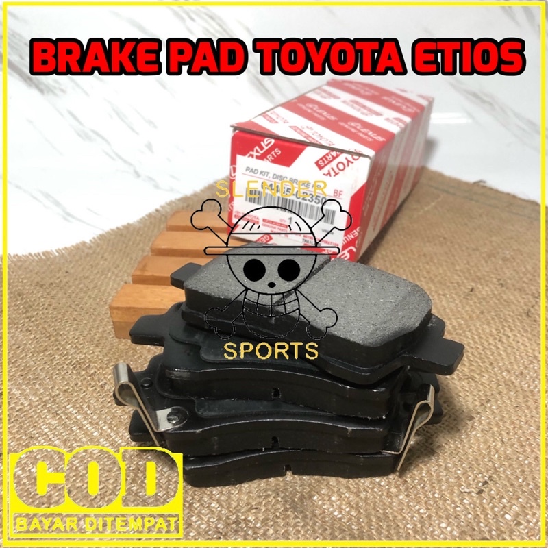 BRAKE PAD ETIOS - KAMPAS REM TOYOTA ETIOS - KAMPAS REM DEPAN ETIOS