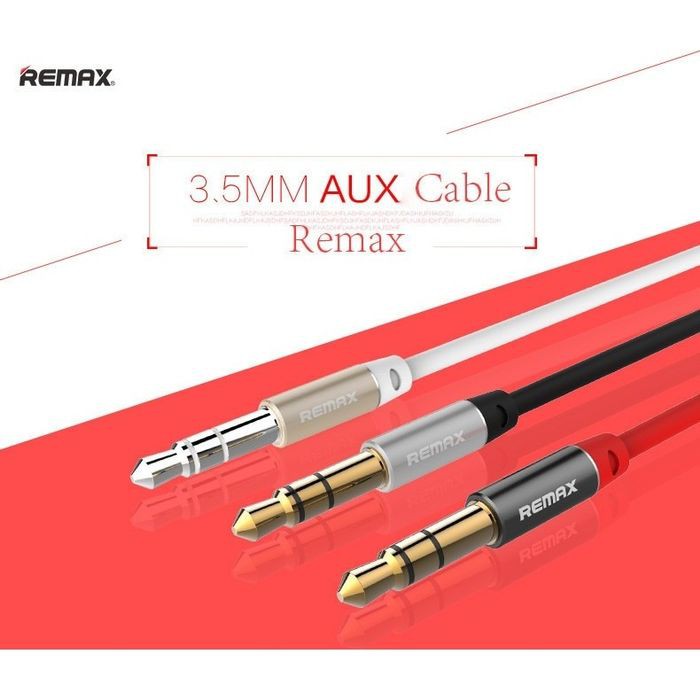 AUX Audio Kabel Jack 3.5mm REMAX Cable Jack 1 Meter 1M
