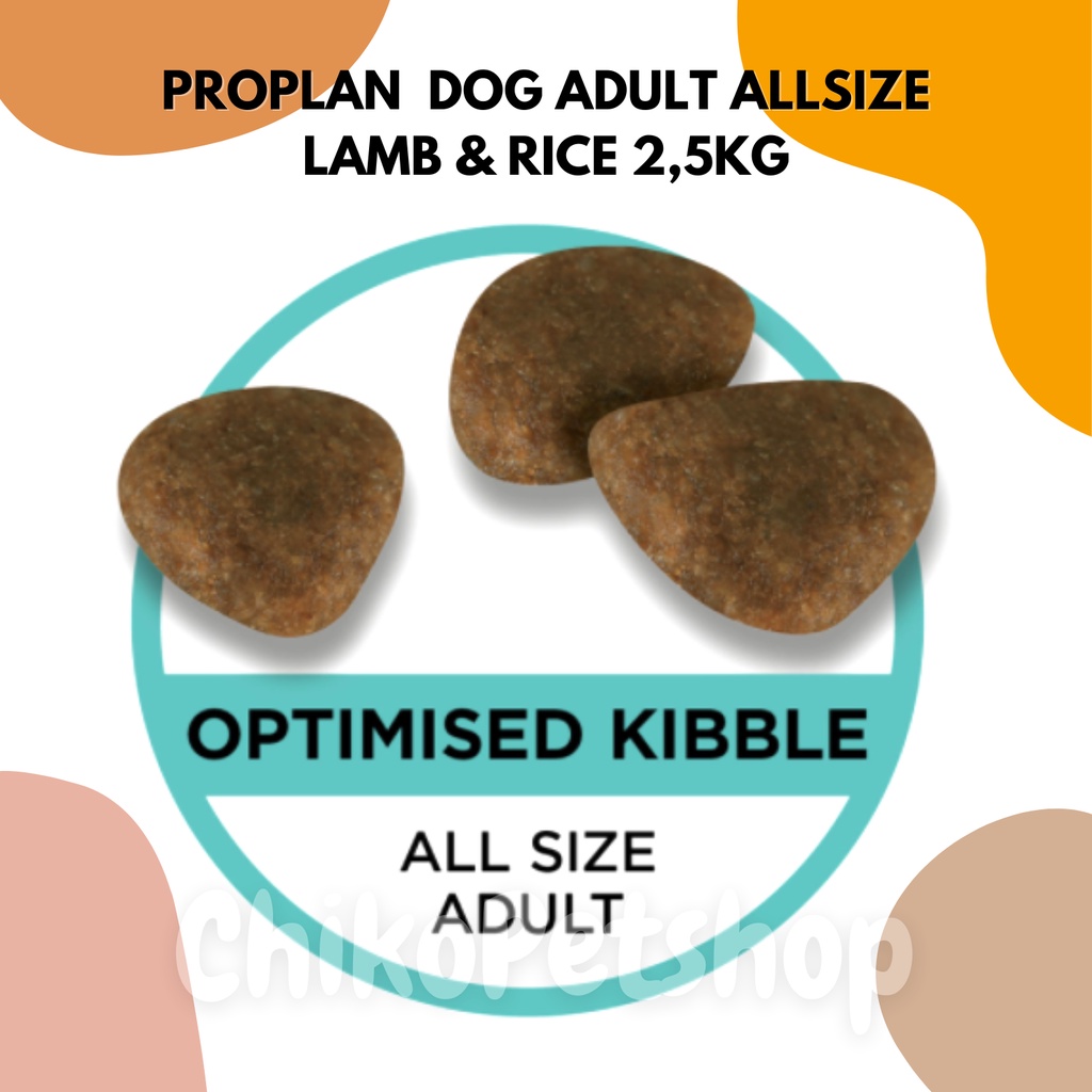 PROPLAN ADULT DOG ALL SIZE Sensitive Digestion Lamb &amp; Rice 2.5Kg