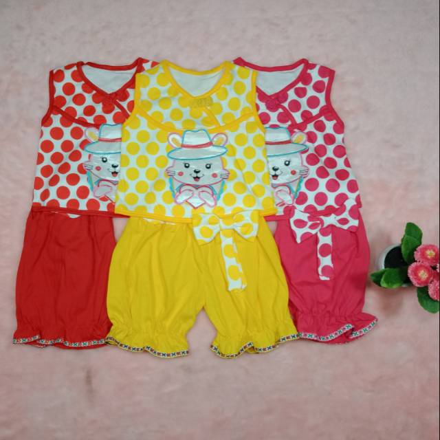 Ss#053 Pakaian Anak Perempuan Size 3-18bulan / Setelan Anak Cewek Lucu