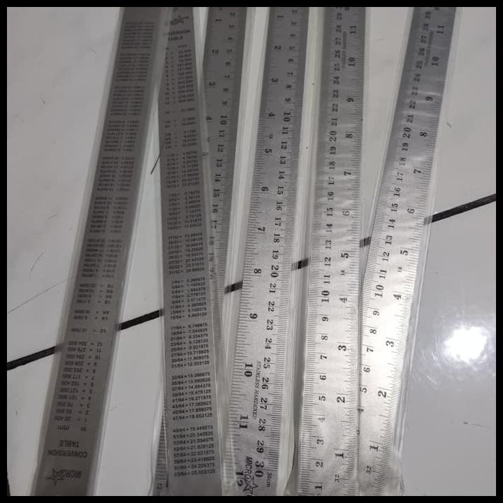 

PENGGARIS / GARISAN BESI STEEL RULER 30 CM