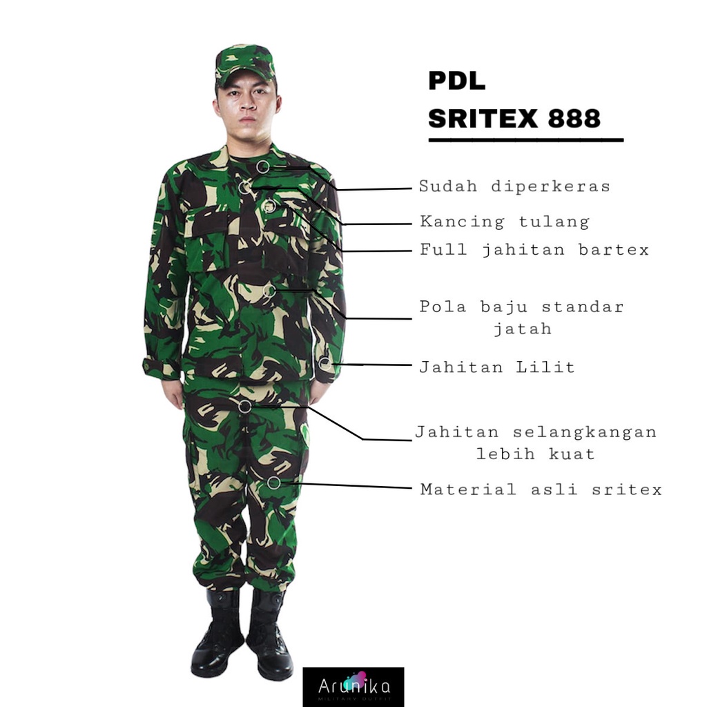 BAJU PDL SRITEX 888 LORENG MALVINAS SEPERTI JATAH