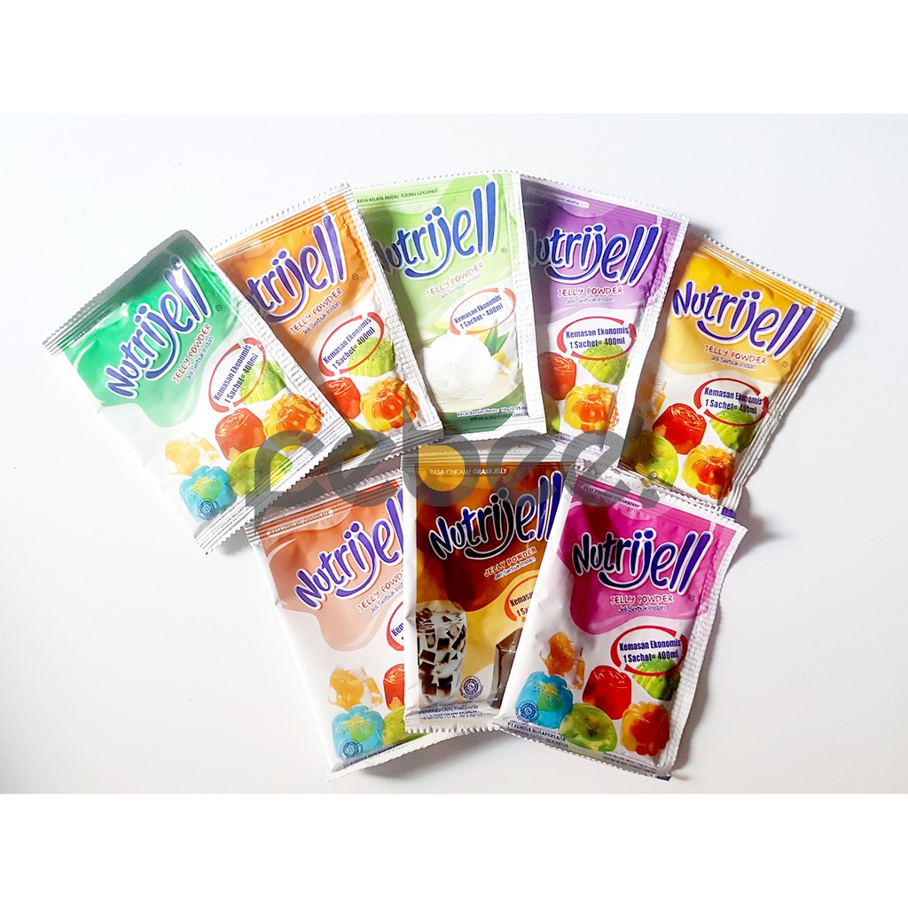 

[10g] Agar Agar Nutrijell Nutrijel Jelly Powder Aneka Varian Rasa Buah