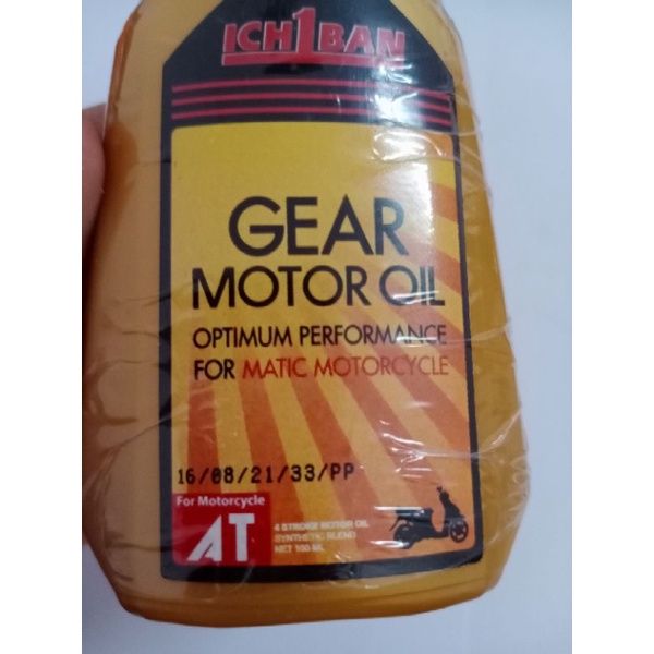 Oli Gear / Oli Gardan Motor Matic Merek Ichiban 100ml ORIGINAL Japan Formula / Gear Motor Oil Ichiban 100ml Original