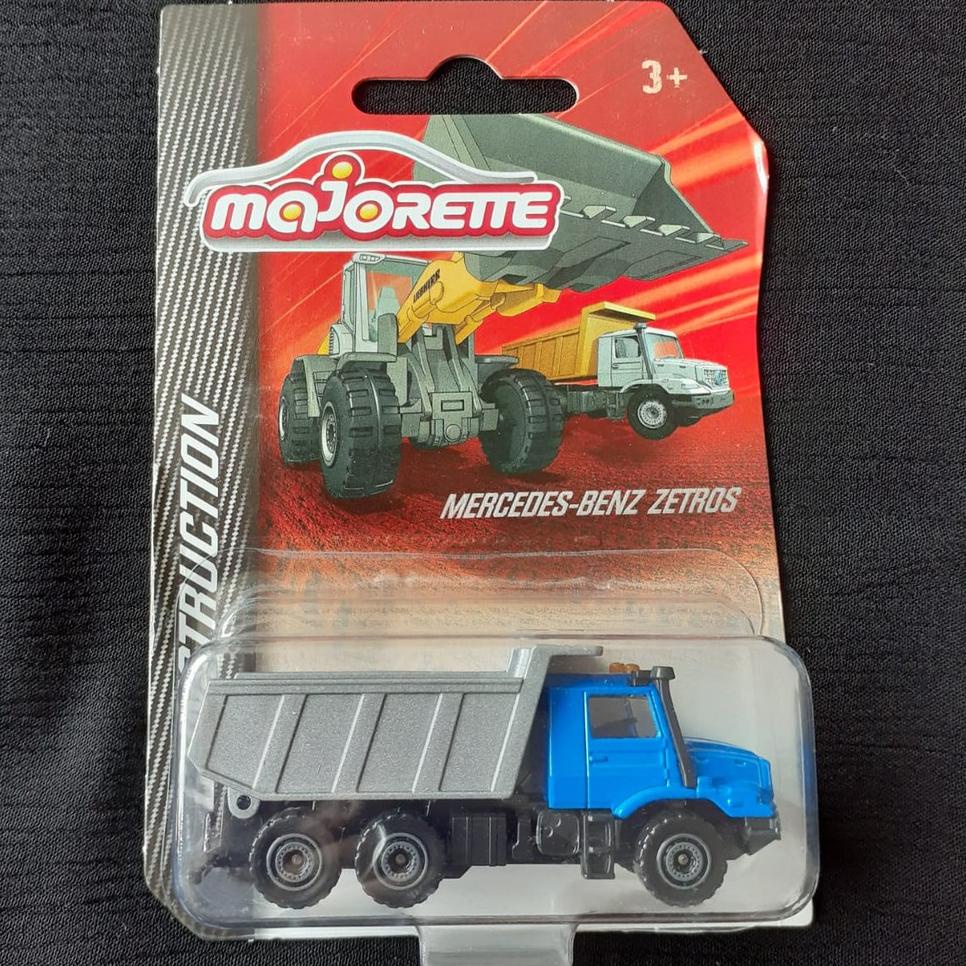 Terpercaya Diecast Majorette Construction Truck Mercedes-Benz Zetros BSR-25