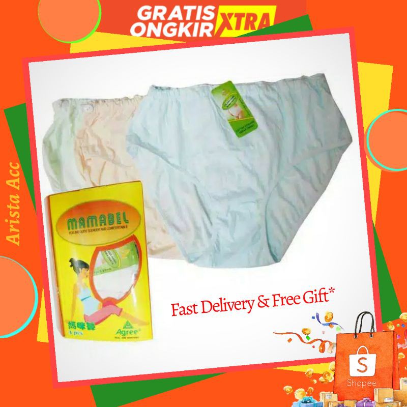 3 Pcs Celana Dalam Wanita Hamil - Agree - Mamabel