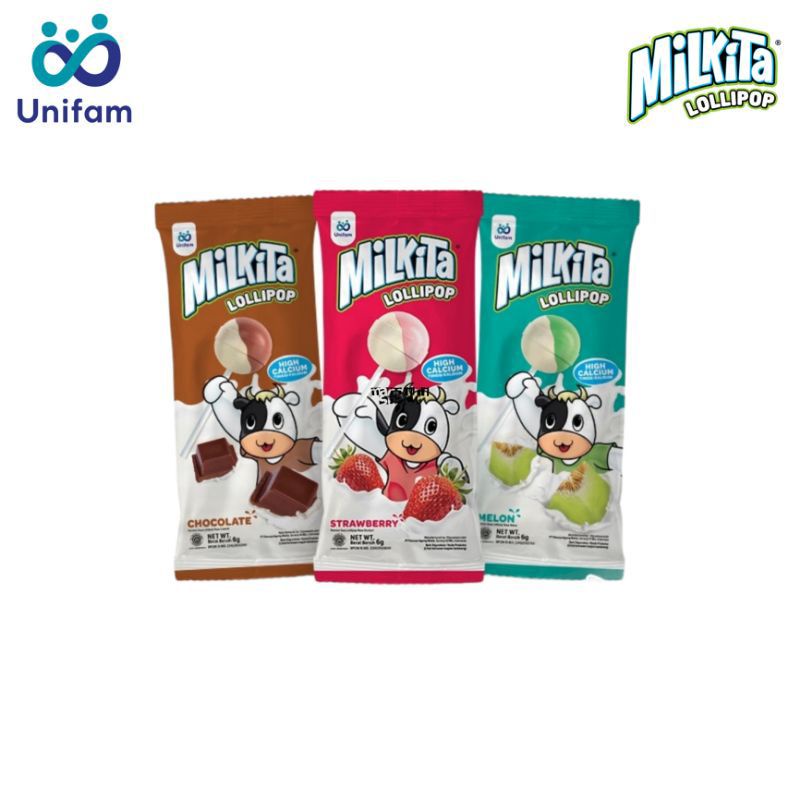 

PERMEN MILKITA LOLLIPOP RENCENG ISI 12 PCS