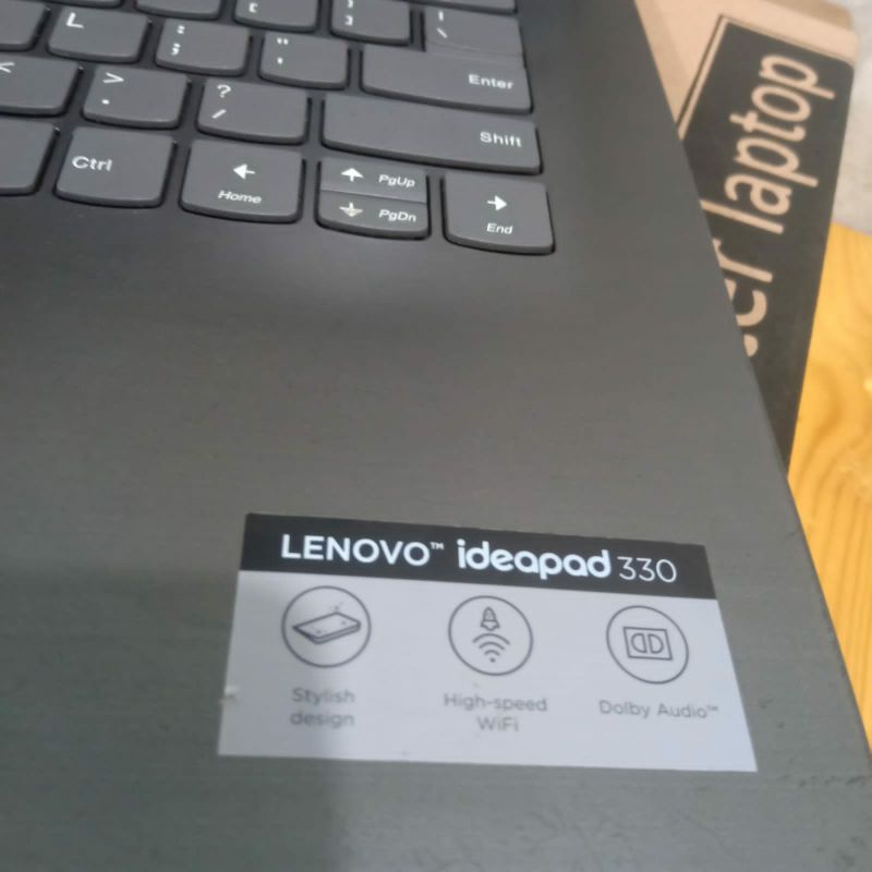 Laptop Lenovo ideapad 330, Amd A4-9125, Gen 7Th, Radeon R3 Graphics, Ram 4 Gb / 500Gb, Seri Baru bosy slim