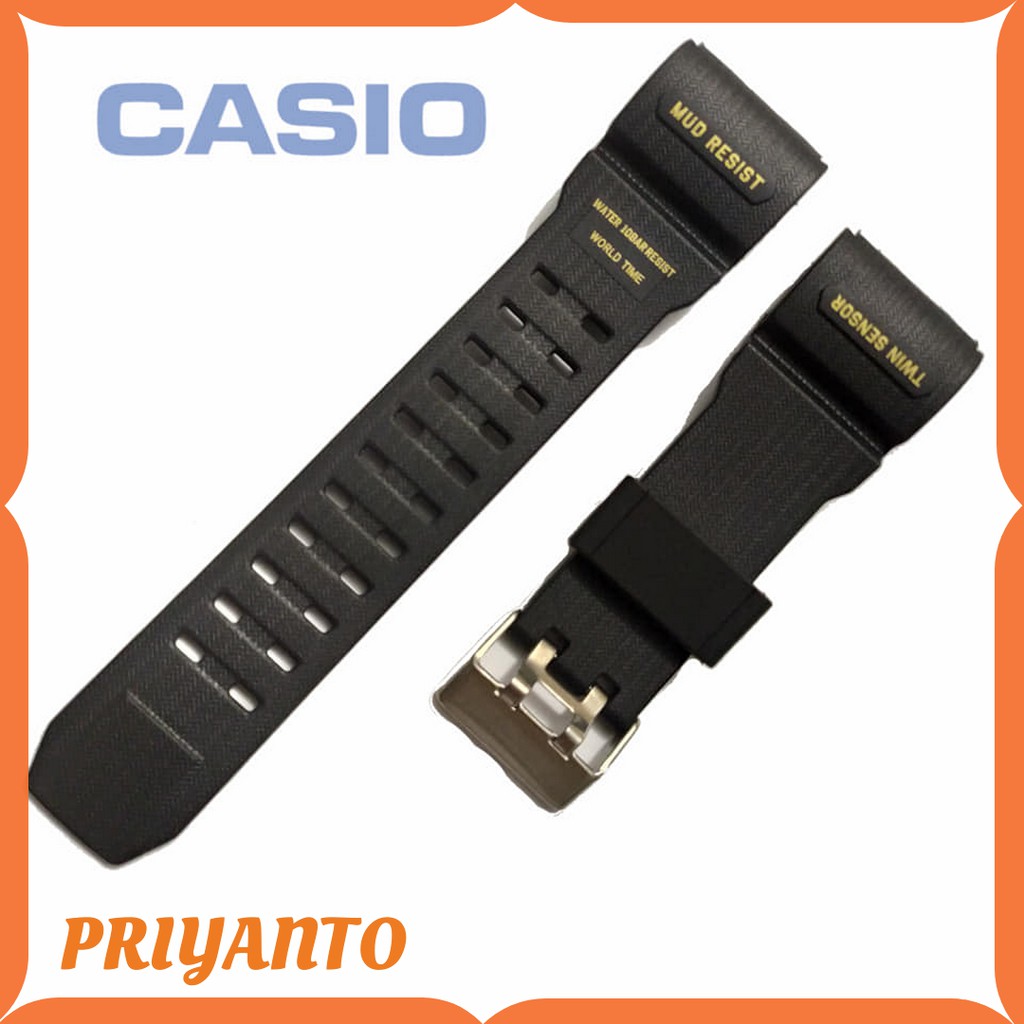 Tali Jam Tangan Casio G-shock GG-1000 GG 1000 GG1000 Rubber Watch Bend Casio Gshock GG1000 hitam Premium