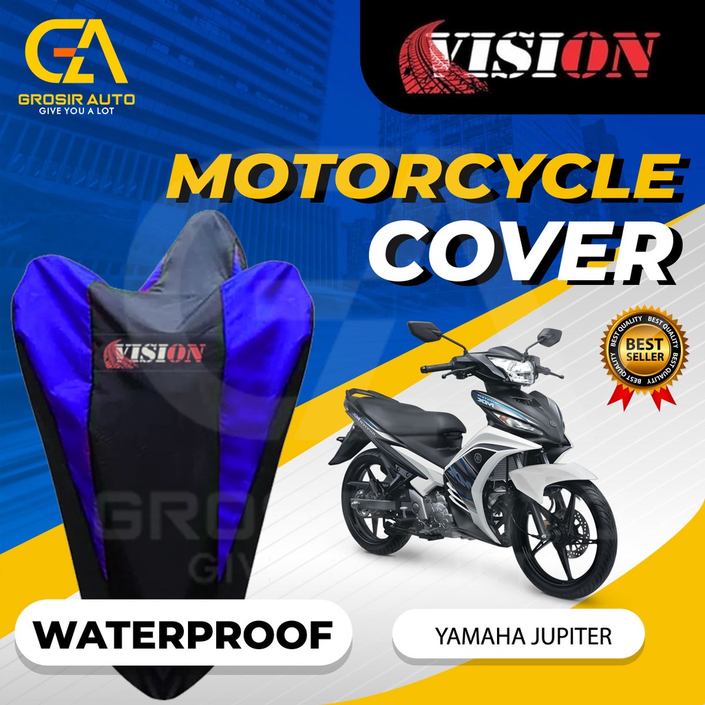 Sarung Motor JUPITER Waterproof Vision / Cover Selimut Penutup Sarung Mantel Motor Vision