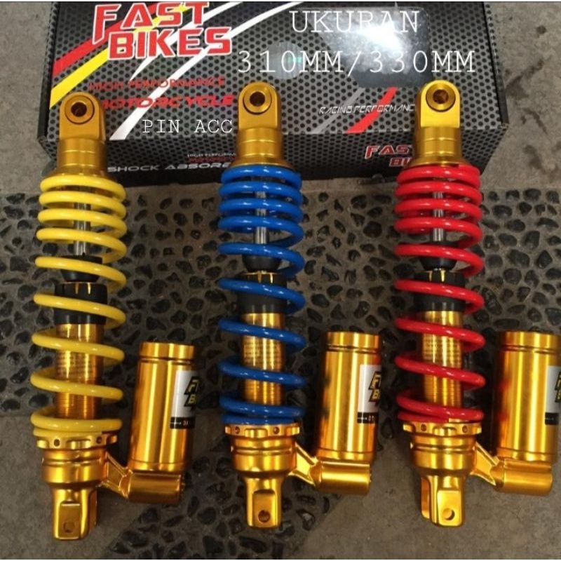 Shock Fastbikes goldseries tabung bawah uk 310 mm Mio Fino Xion Beat Scoopy Vario 100 dll