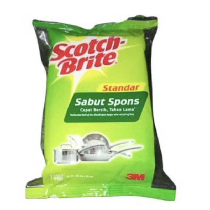 Spons Cuci Piring Scotch Brite / Busa Cuci Piring Scotch Brite