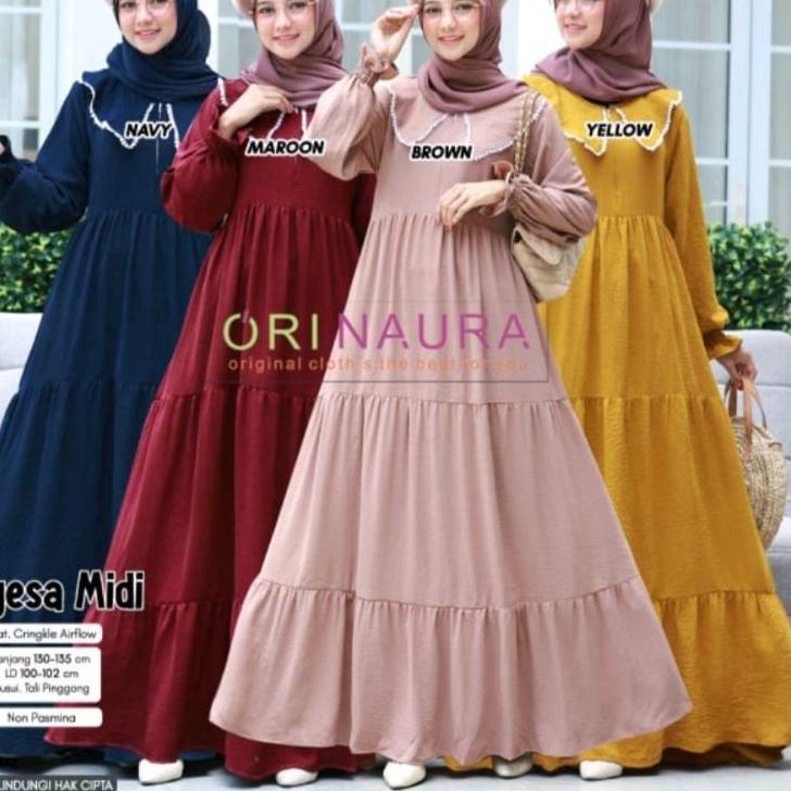 SALEE.. GAMIS POLKADOT katun dewasa BUSUI TERBARU 2021 / midi polka / midi dress / Baju Gamis Wanita