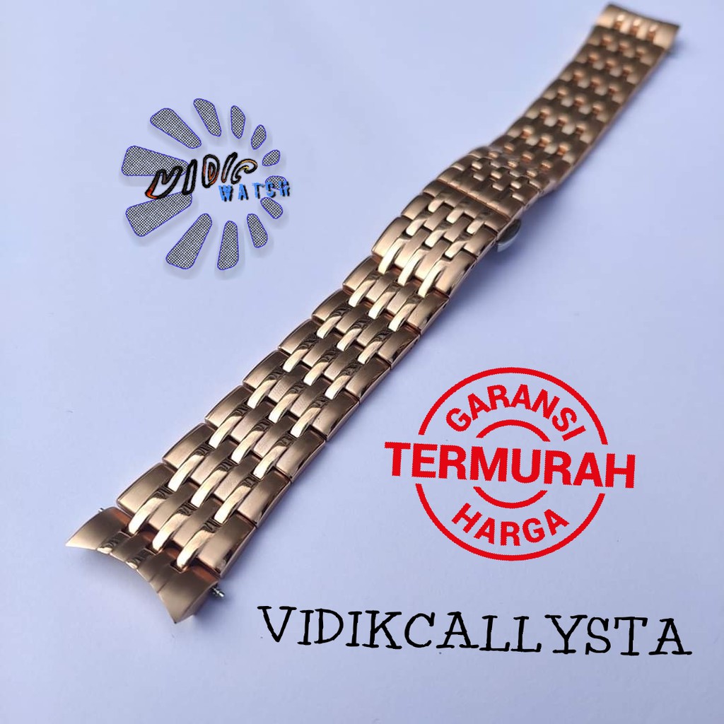 Tali Strap Rantai Tissot 1853 Le Locle T41 19mm Rose gold 316L