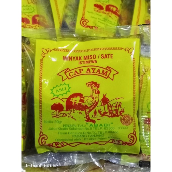 Jual Minyak Miso Sate Cap Ayam Gr Shopee Indonesia