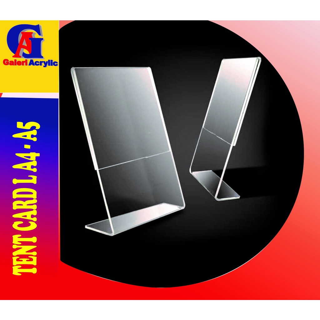 

Tent Card L Akrilik ( A4-A5)