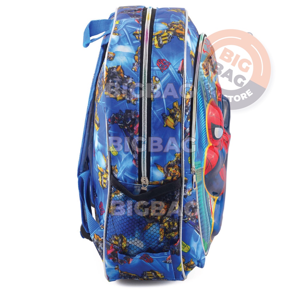 Tas Timbul - Tas Emboss 4D - LED GEED BACKPACK - ULTRA SPEED COMMAND - Tas Sekolah Anak-Tas Anak Sekolah