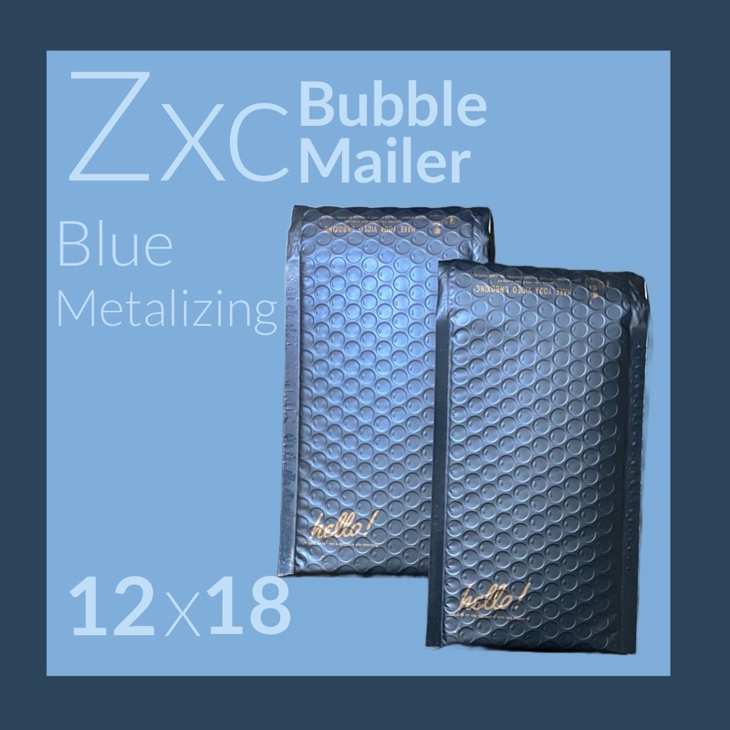 

Amplop Bubble Mailer 12x18 BIRU Metalizing Rusfet Bubble Wrap packing