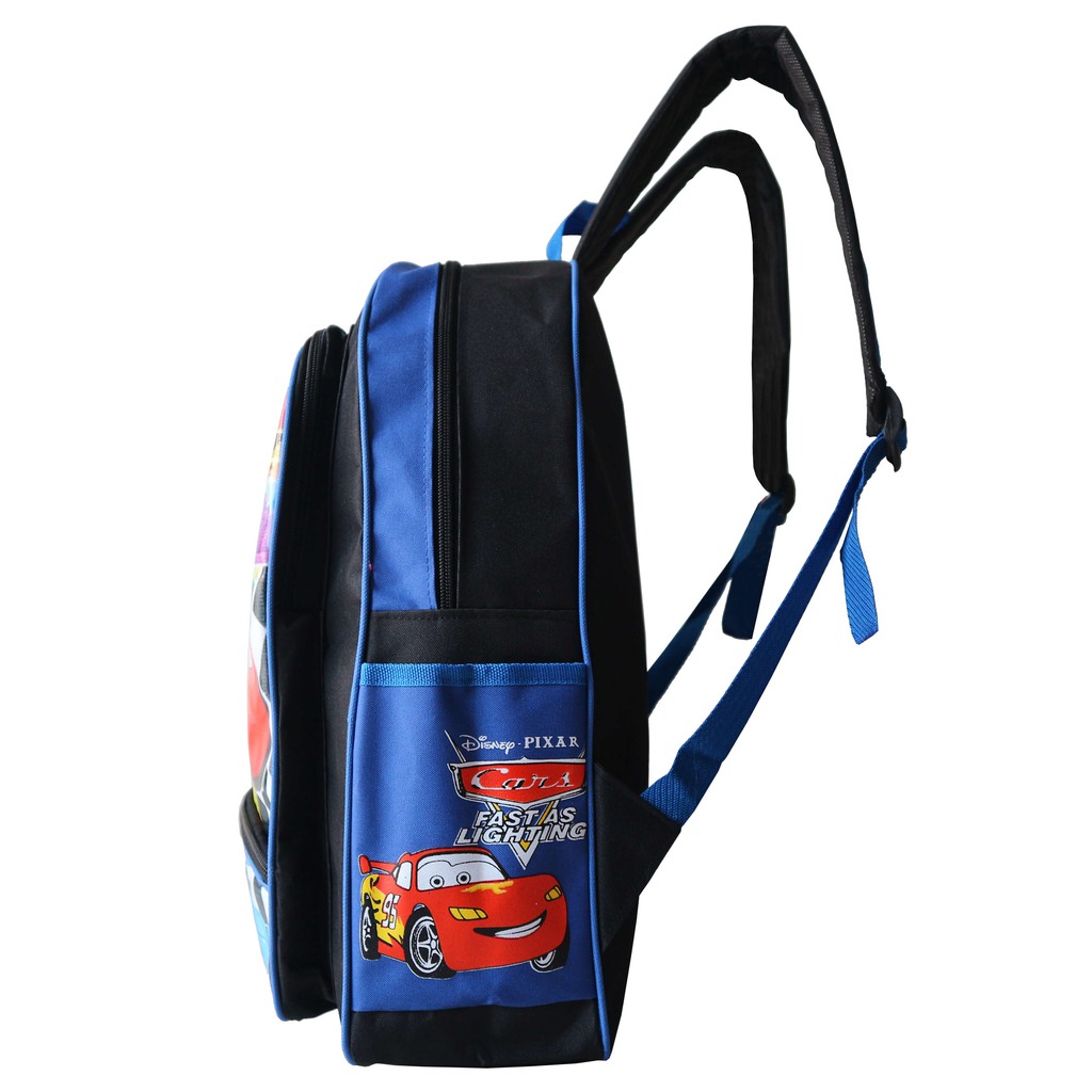 Tas Ransel Anak Kecil Paud TK SD Murah Gambar Cars Warna Biru Bagus