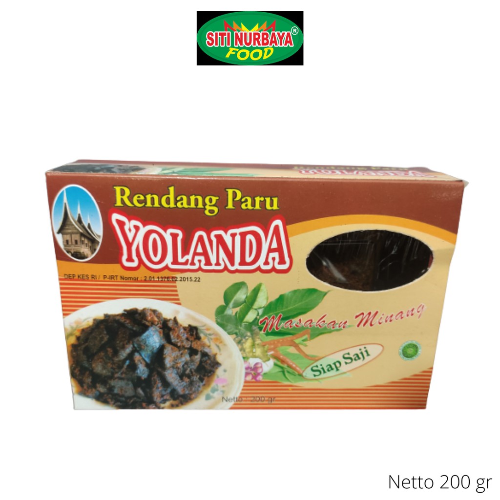 

Rendang Paru Yolanda 200gr