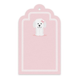 

Gift Tag Sweet Poodle set of 12