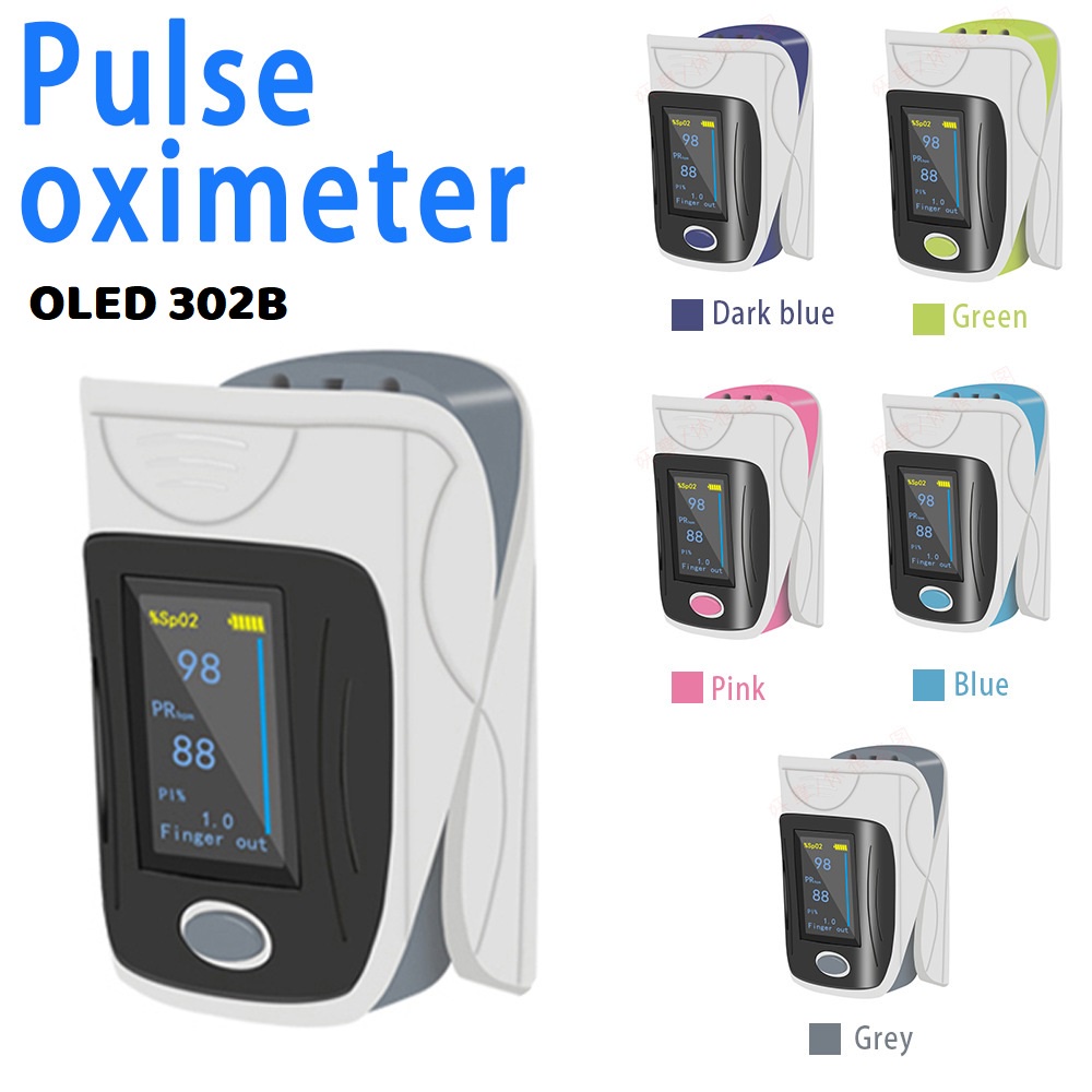 FINGERTIP PULSE OXYMETER OXIMETER OLED DISPLAY PENGUKUR KADAR OKSIGEN OXYGEN DARAH JANTUNG