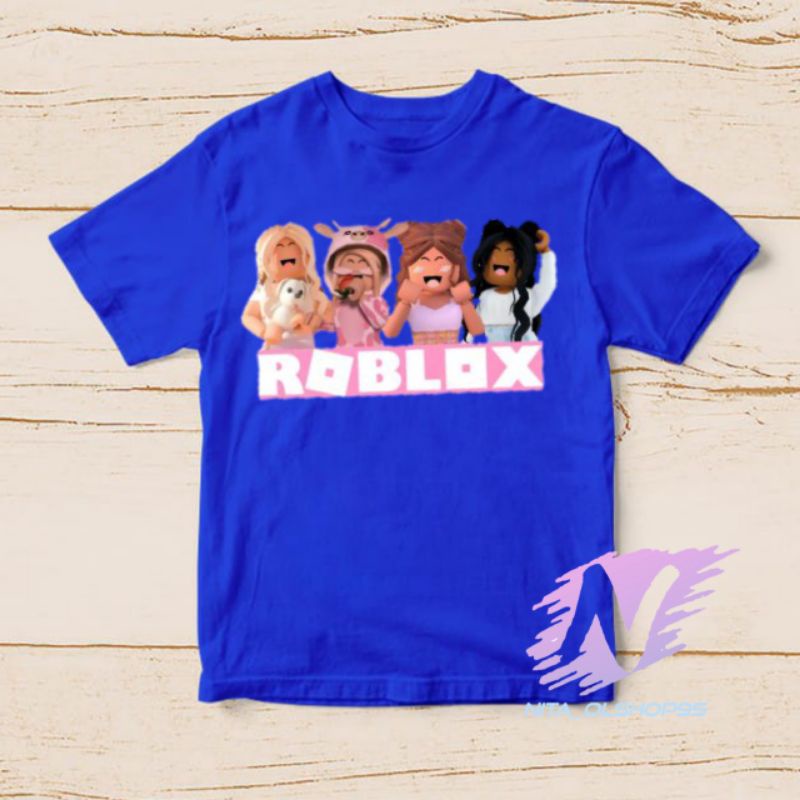 kaos roblox girl baju kaos anak roblok