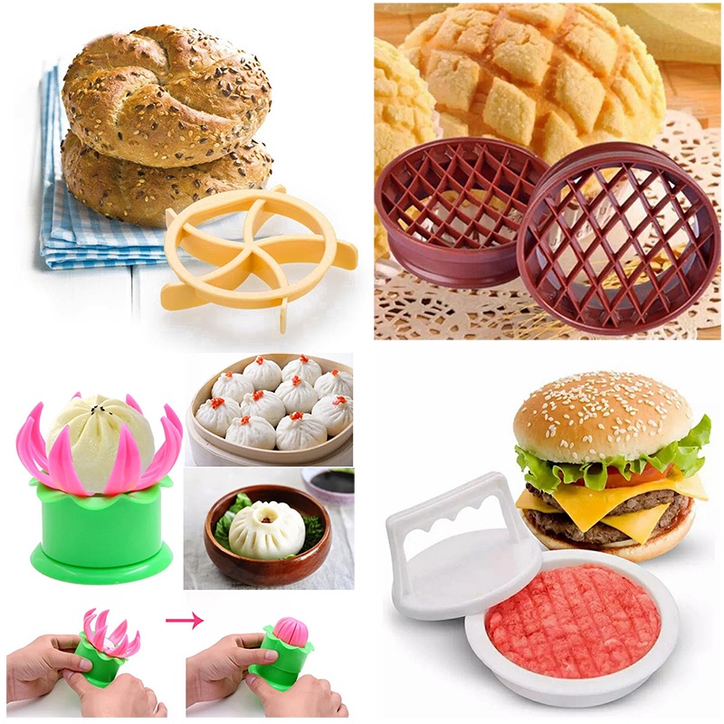 CETAKAN DAGING BURGER BAKPAU BAKPAO / STAMPER KUE DAN ROTI