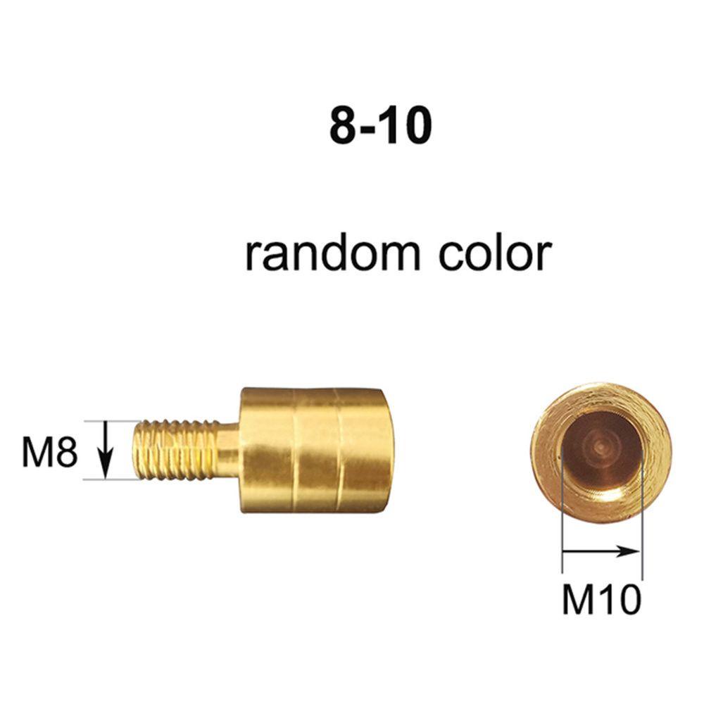 Lanfy Adaptor Jaring Ikan 8mm Ke 12mm Aksesoris Memancing Net Handle Adapter M8/M10/M12 Aluminium Alloy Thread Adapter Fishing Rod Pod Konektor