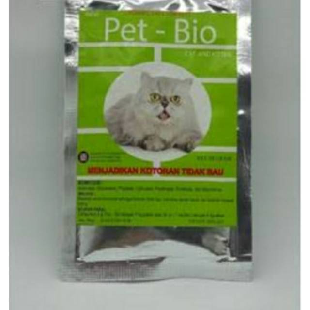 Pet Bio - Pengurang Bau Kotoran Kucing Menekan Emisi Gas Kucing Biocat